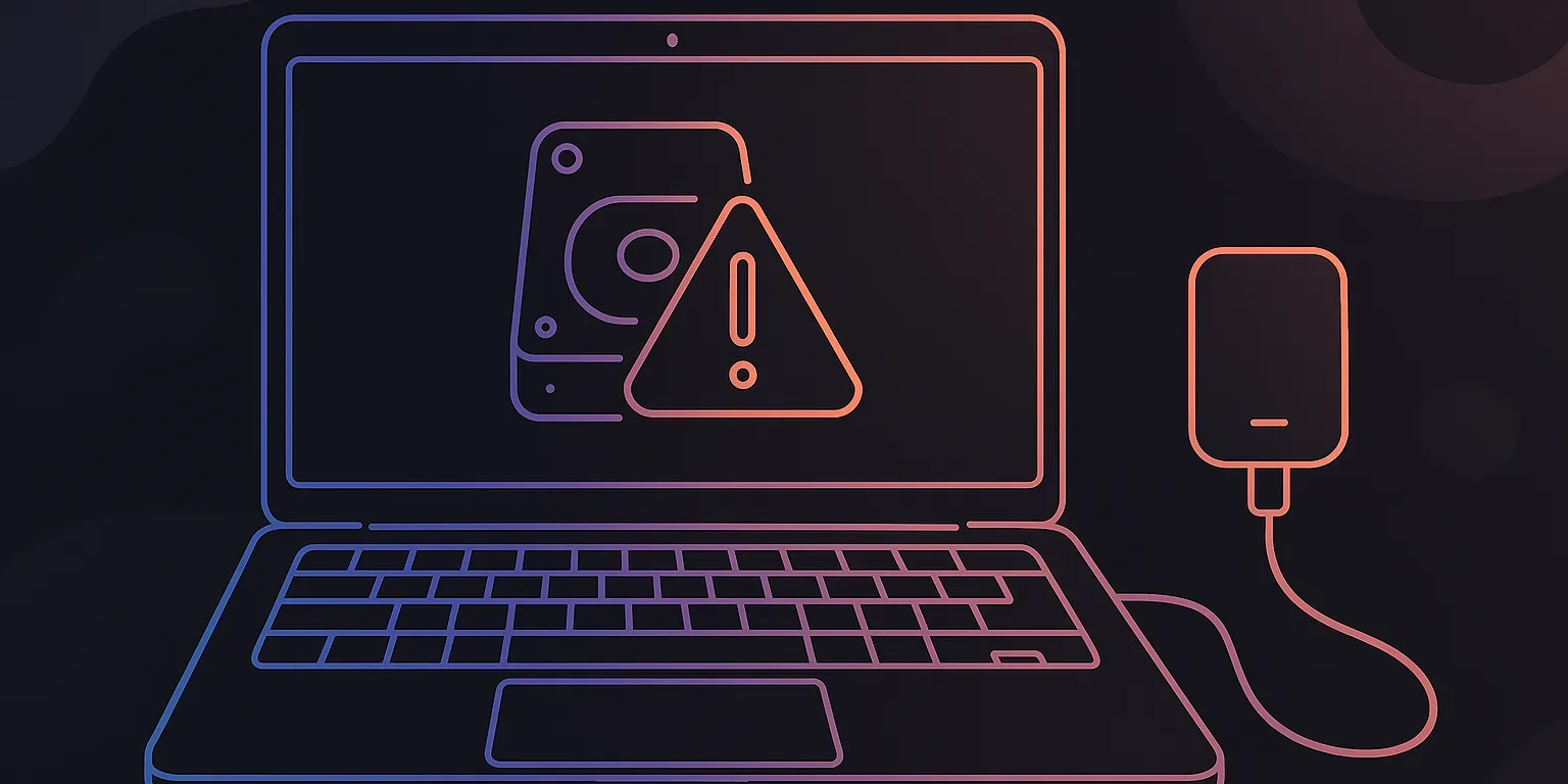 Mac nevidí externý disk - ako opraviť
