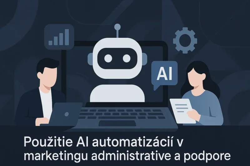 Použitie AI automatizácií v marketingu administratíve a podpore